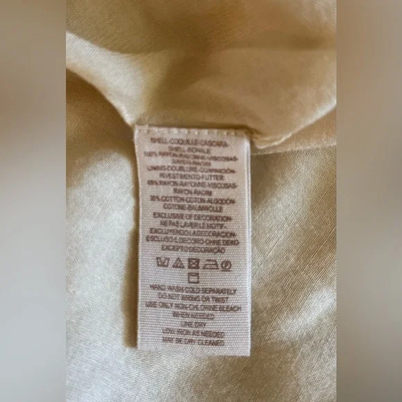 Free People Jasmine Embroidered Boho Tunic Mini Dress Size 6 - Picture 9 of 9